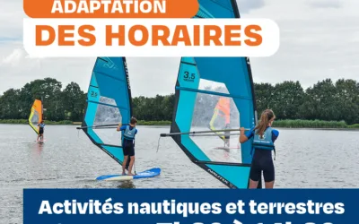 Adaptation des horaires en raison des fortes chaleurs